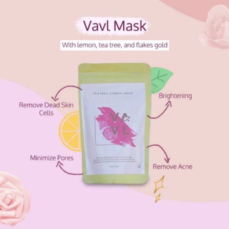 VAVL ACNE MASK | MASKER VAVL UNTUK KULIT BERJERAWAT