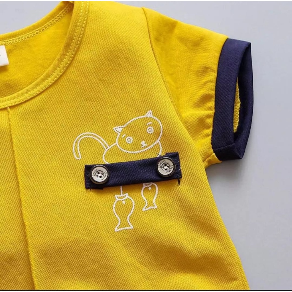 SETELAN BAJU ANAK GENIUS LAKI LAKI DAN PEREMPUAN SIZE 1-5 TAHUN BAHAN AMAN DAN NYAMAN DIPAKAI