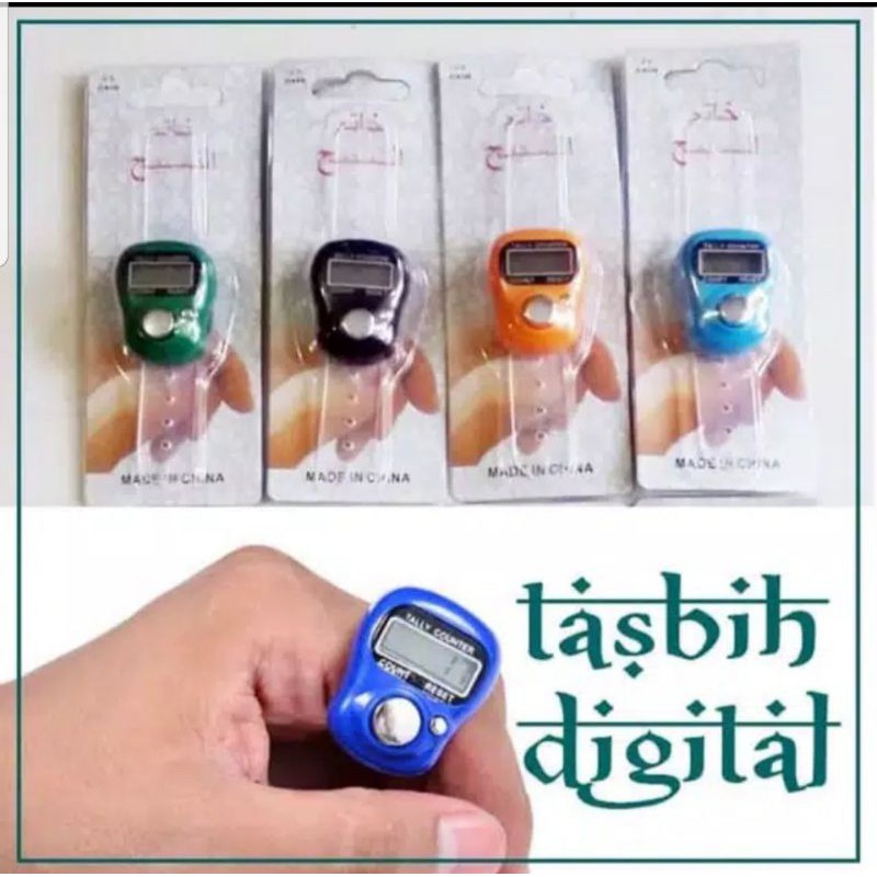 TASBIH DIGITAL MINI FINGER COUNTER / ALAT HITUNG TALLY JARI NGAJI