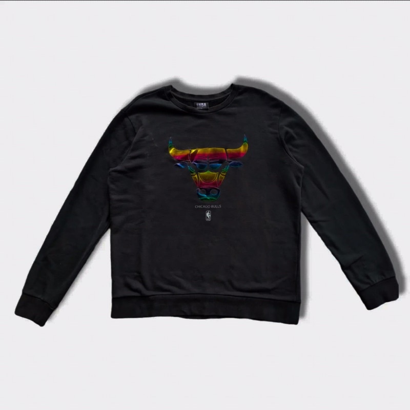 Crewneck Chicago Bulls Rainbow