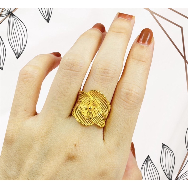 cincin emas asli kadar 875 model bunga kendari 333 uk 15