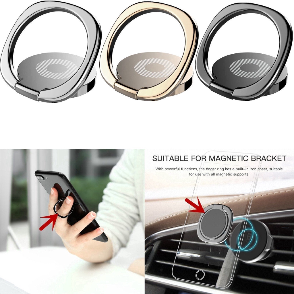 Ring Stand Holder Universal 360 ° untuk for  iPhone / Samsung