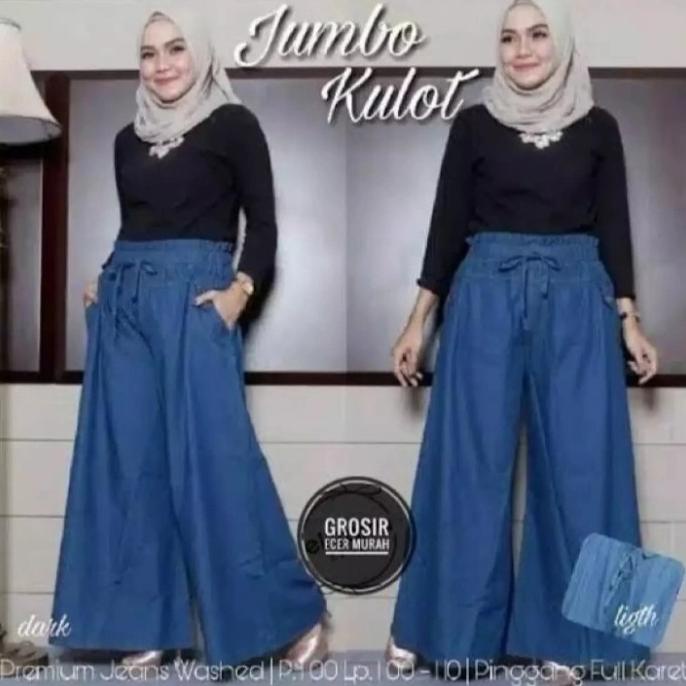 CELANA KULOT LEVIS WANITA JUMBO TERBARU