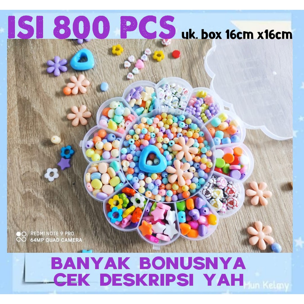 MANIK MANIK MERONCE BOX MATAHARI KOMBINASI