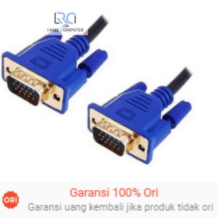 KABEL VGA 5M HIGH QUALITY (GOLD PLATED) / VGA 5 METER / VGA 5 M