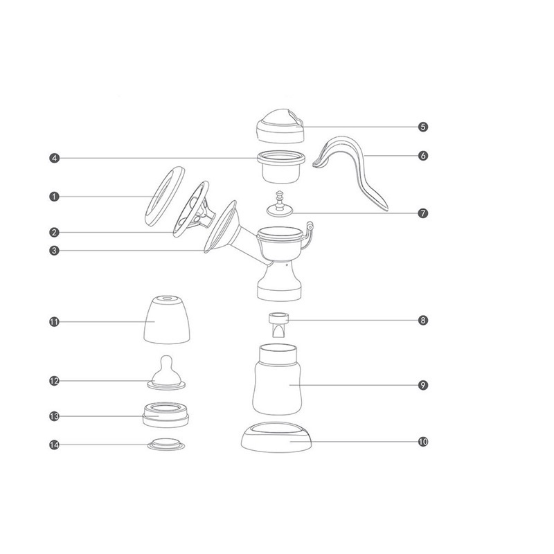 Breastpump manual baby safe BPM01 - pompa asi manual | ibu menyusui