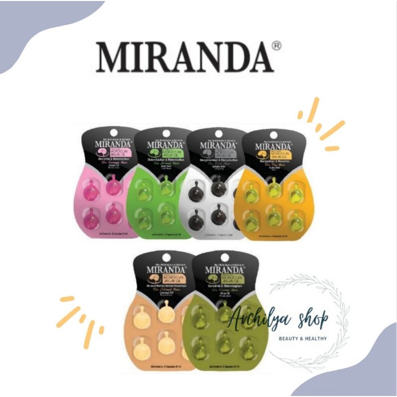 Miranda Hair Vitamin Blister 1ml - 6pcs Vitamin rambut