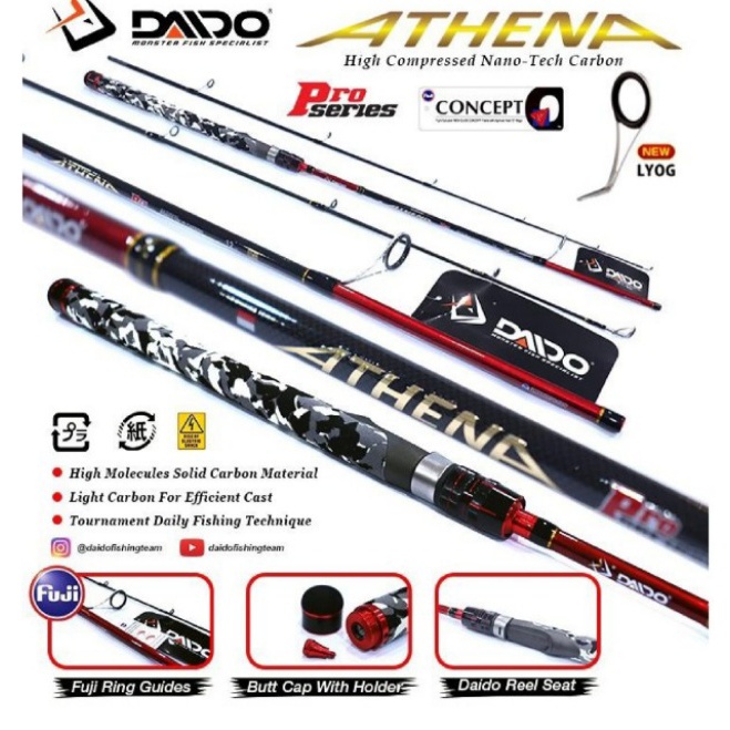 joran Daido Athena pro series 165 cm 180 cm - 180cm17lb