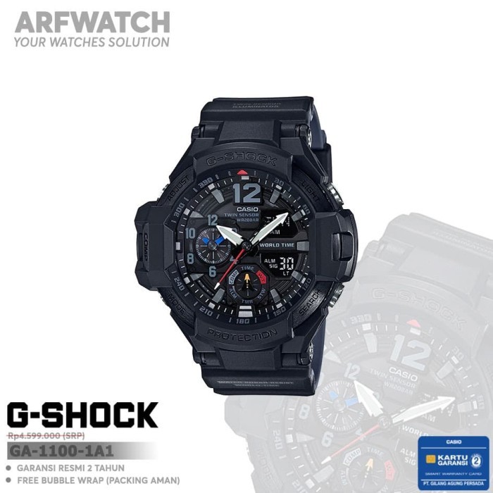 Casio G-Shock GA-1100-1A1 / G-Shock GA-1100-1A1DR Original