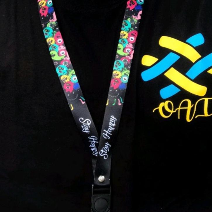 

➙ Lanyard Awesome Plus Oring 13 Mm Real Picture Real Picture Tali Gantungan Id Card Name Tag gantungan hp gantungan pods vave gantungan kunci |YBK0G Stok Banyak