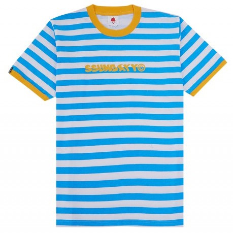 

SundaySundayCo - Kaos Pria - Ganges Stripe Blue