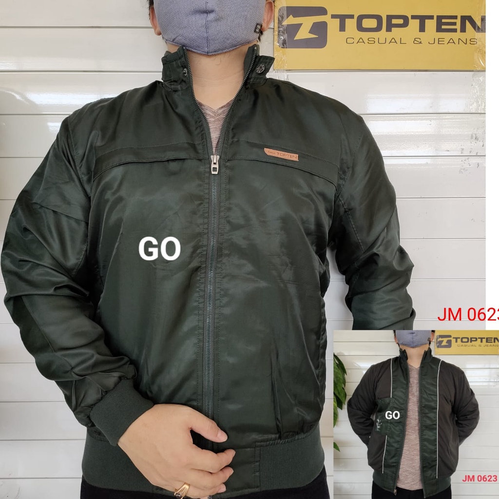 gof TE TOPTEN JAKET PARASUT Cowok Casual Jaket Pria Tebal Cowok Jaket Premium