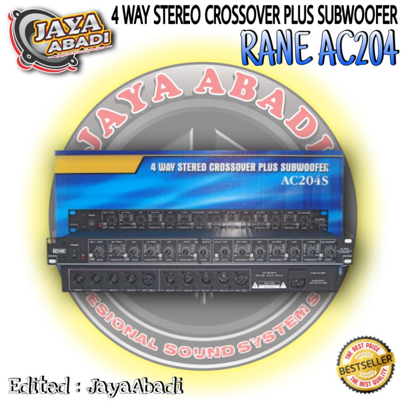 CROSSOVER 4 WAY PLUS SUBWOOFER RANE AC 204