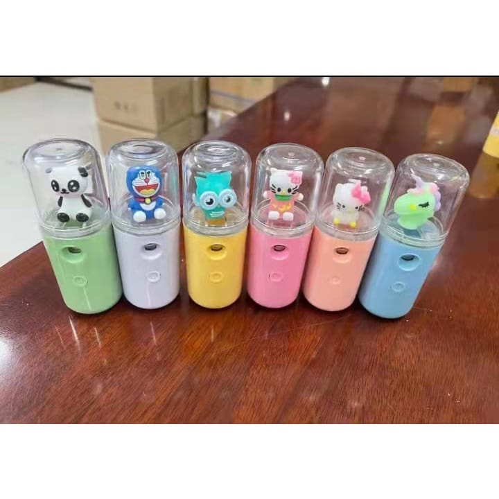 Nano Spray Karakter Perawatan Wajah Mini Portable USB Mist Sprayer Pelembab Wajah murah