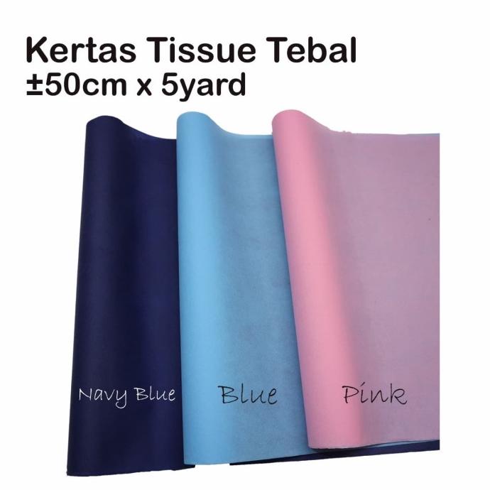 

BAYAR DITEMPAT Kertas Tissue Tebal 50cm x 5 yard - Paper - Kertas Kado - Bunga TERBAIK Kode 302