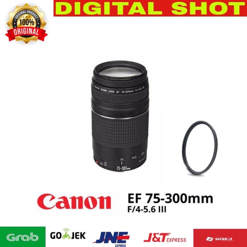Lensa Canon EF-S 75-300MM III F/4-5.6 / Lensa tele Canon 75-300MM iii