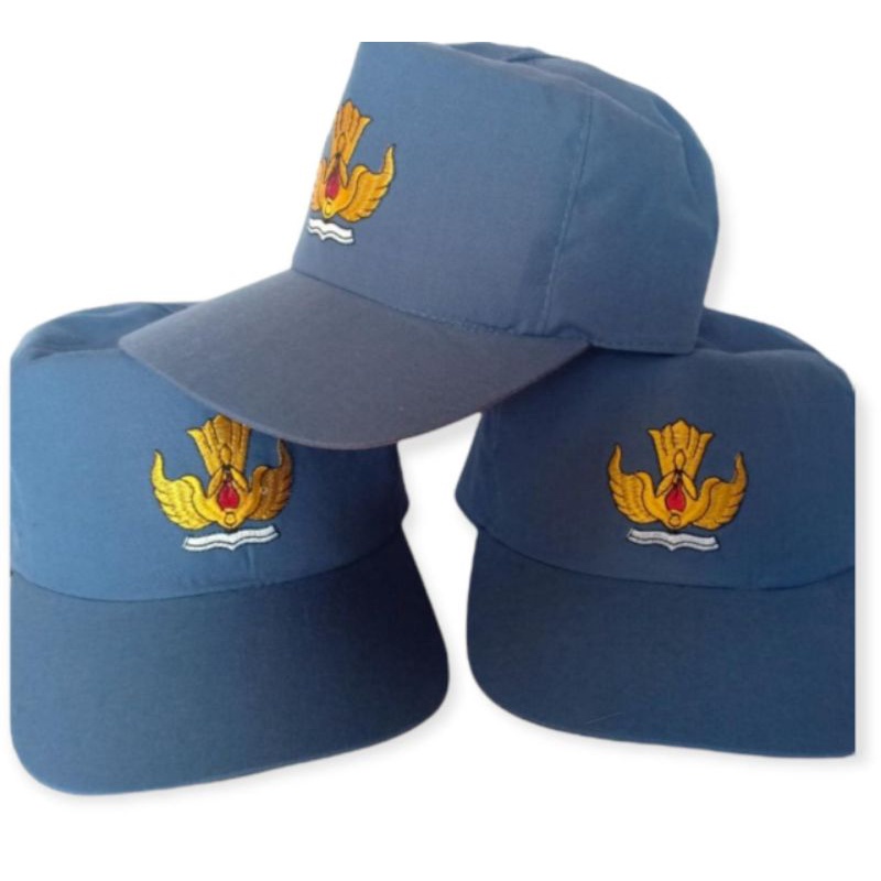 Termurah!! Topi SMA bordir belakang karet