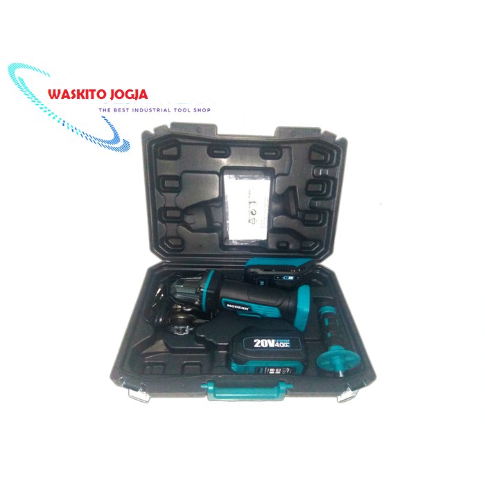Mesin gerinda baterai cordless / anggle grinder MG20LI MODERN