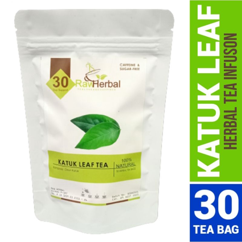 Katuk Leaf Tea : Teh Daun Katuk Pure 100% Original Isi 30 Tea Bag