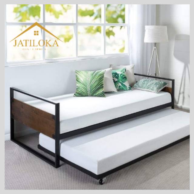Day bed industrial-Sofa bed/sofa bed minimalis/dipan sorong/dipan besi/dipan tempat tidur