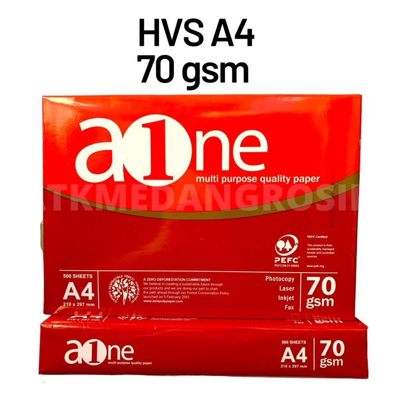 

KERTAS A4 A1ONE 70 GSM