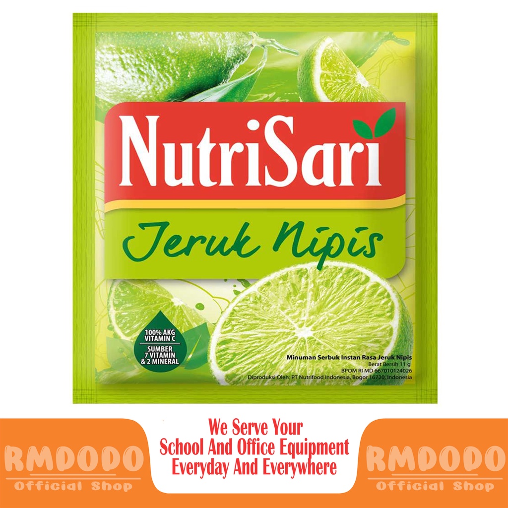 

Rmdodo Minuman Bubuk Instan Nutrisari Jeruk Nipis