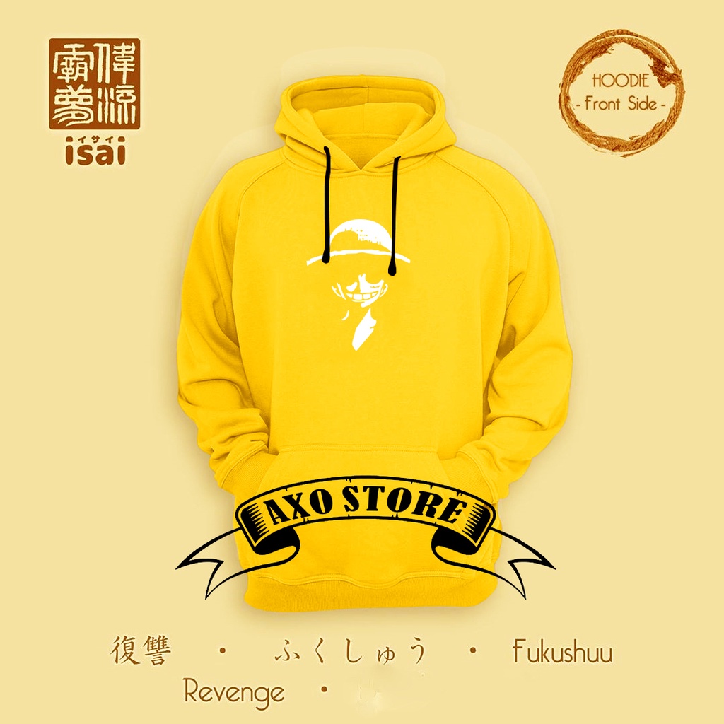 COD TERLARIS HOODIE SABLON LUFFY ONE PIECE 3 PREMIUM / PRIA &amp; WANITA / Sweater / Switer / Hoodie Kekinian / Hoodie Hits / Switer Pria/Hoodie Polos/ SIZE S M L XL XXL 2XL XXXL 3XL Termurah Murah Ukuran Big Size Jumbo