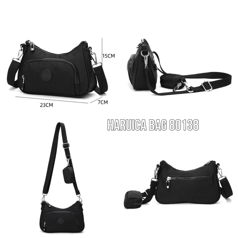 KOLEKSI TERBARU - HARUICA BAG 80138 - TAS SELEMPANG ORIGINAL IMPORT HIGH QUALITY