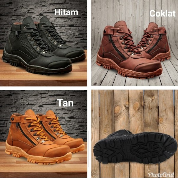 COD !!! Sepatu Boots Pria Morisey Safety / Ujung Besi TERMURAH