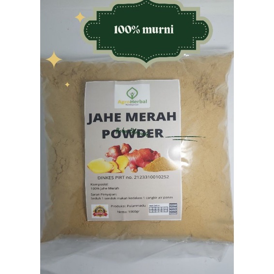 

JAHE MERAH Original AHK netto 1 kg