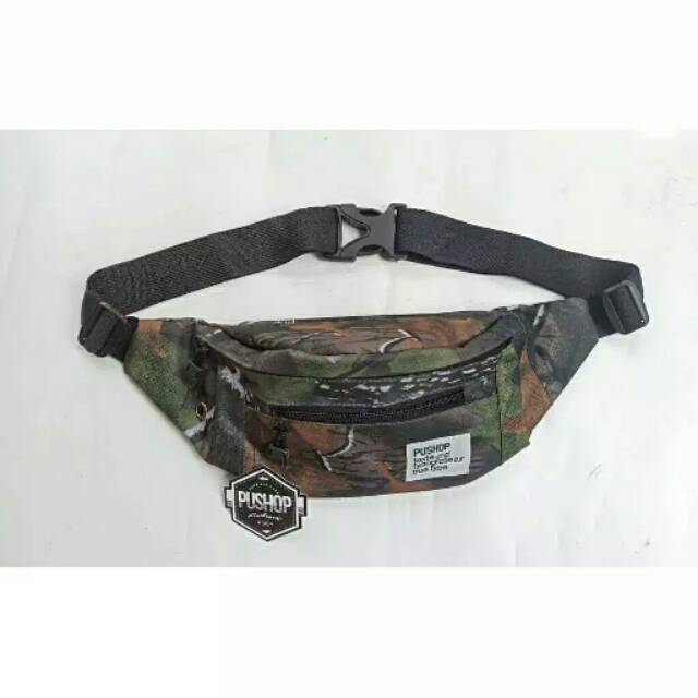 Tas Selempang Tas waistbag moti Loreng TNI Tas pria tas cowok