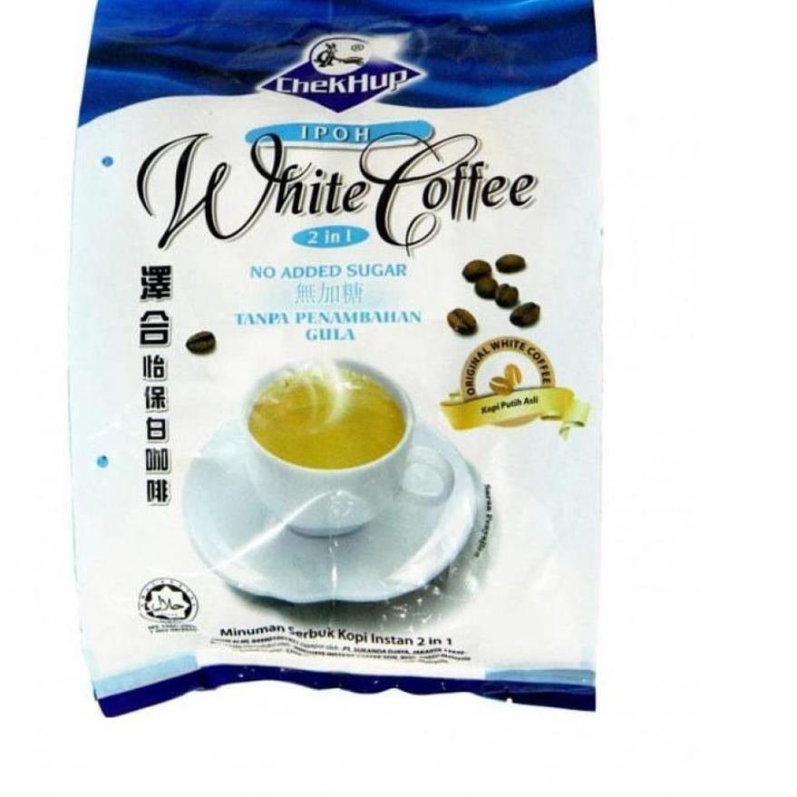 

VH5✼ ChekHup IPOH White Coffee 2in1 ed Agustus 2022 !!HALAL MUI!!! Banyak Peminat