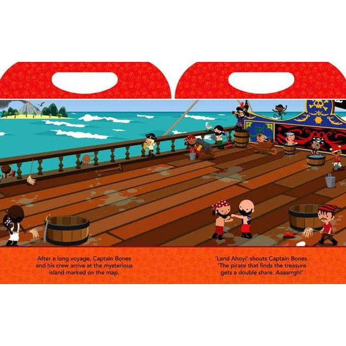

Magnetic Play Pirates Board Book Includes Over 30 Magnets