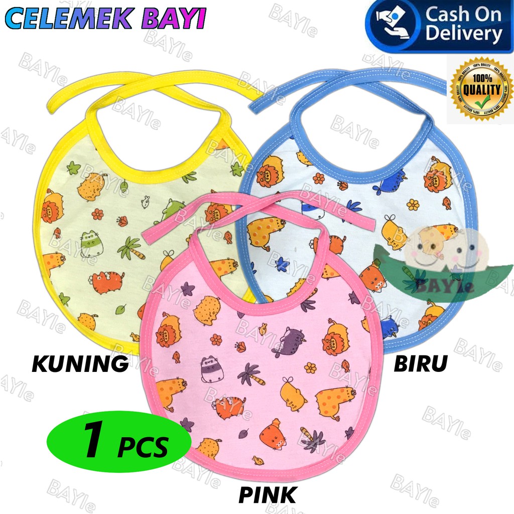 BAYIe - 1 Pcs Celemek makan bayi/Slaber Bayi/Tatakan iler liur/Tatakan Makan Bayi TABUR