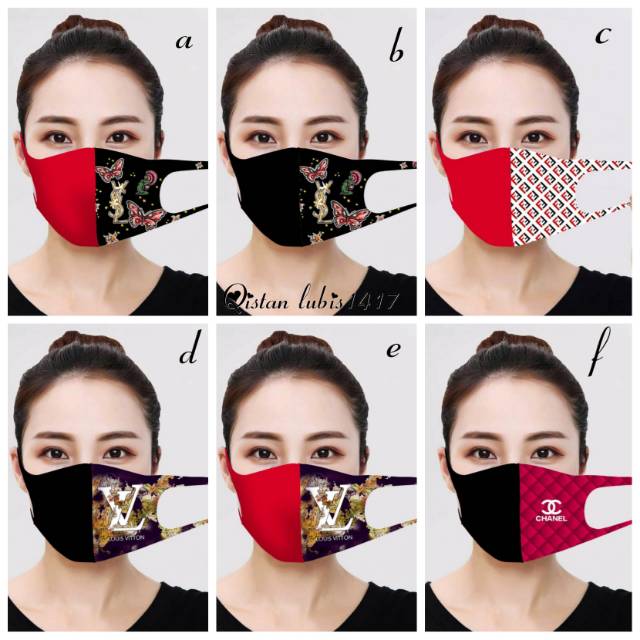 Maskwr cewek premium dewasa beli 10pcs free 2pcs