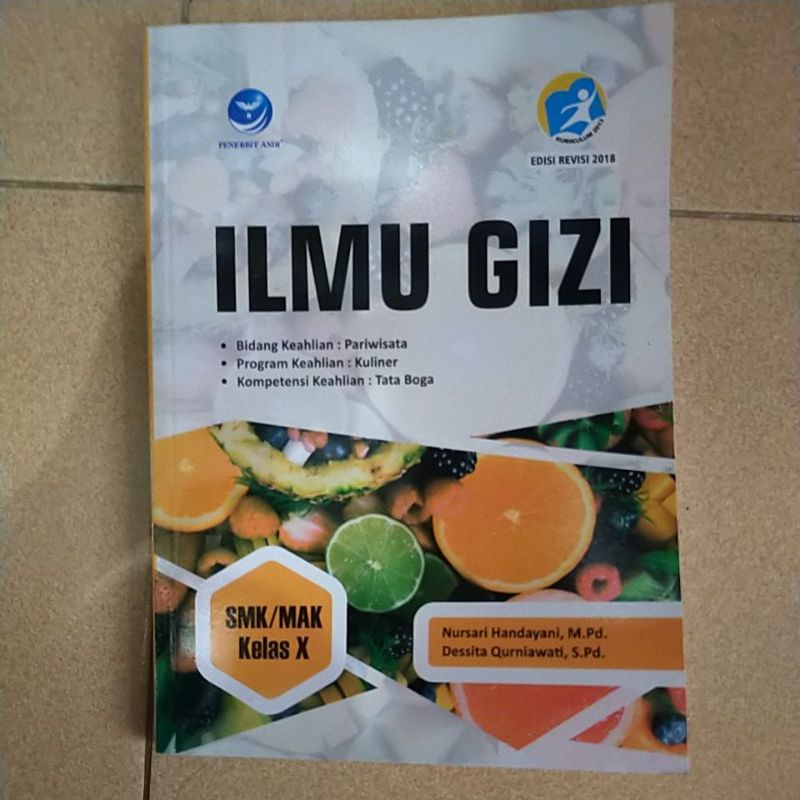 

Ilmu Gizi Kelas 10