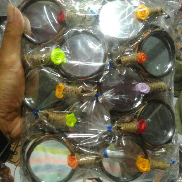 

souvenir kaca gagang tali isi 100 pcs