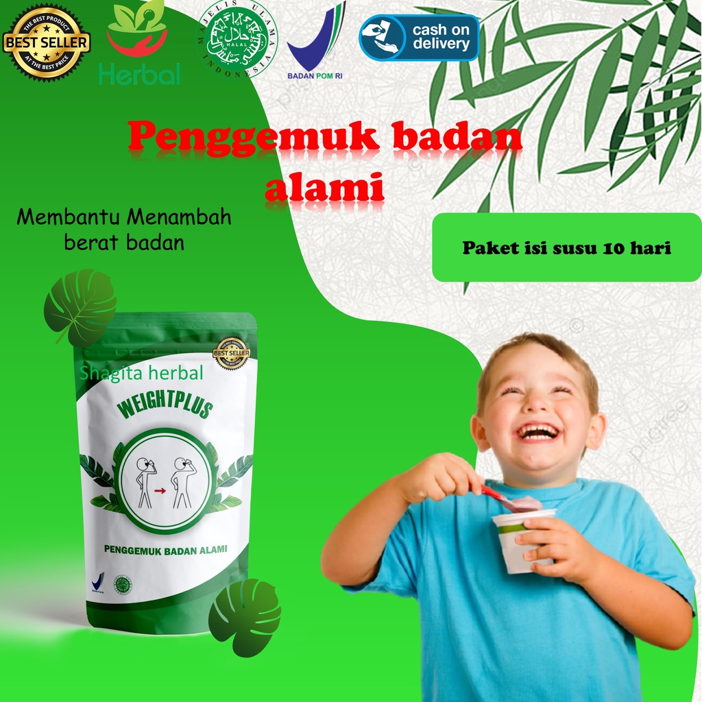 [BEST SELLER] Weight Plus Nutrition 100% ORIGINAL Penggemuk Badan Khusus Anak 2-15 Tahun