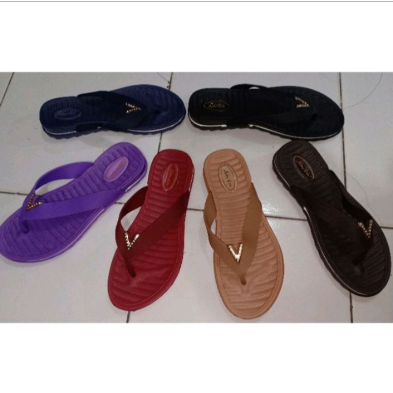 SANDAL WANITA NEW ERA KARET LENTUR TAHAN AIR