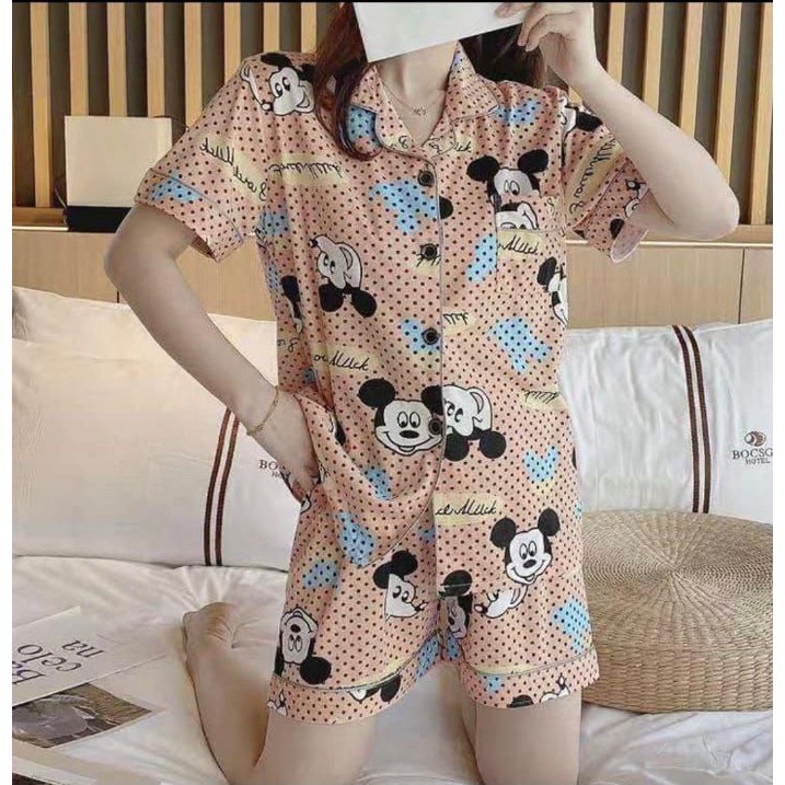 baju tidur import bahan spandek / piyama / pakaian / pakaian tidur dewasa