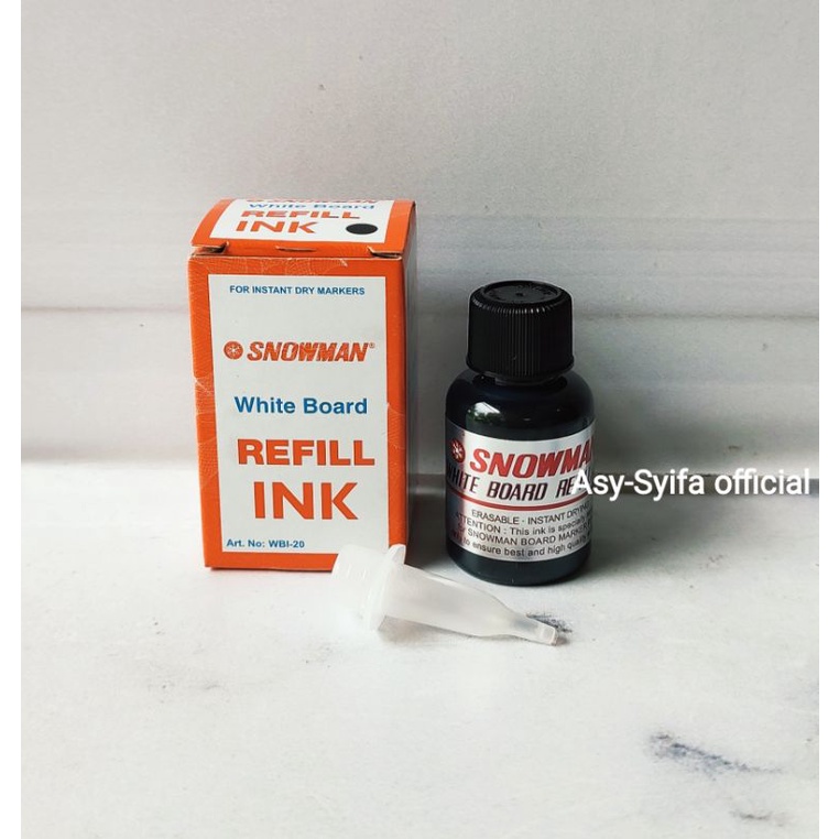 REFILL SPIDOL SNOWMAN BROADMAKER REFILL SPIDOL SNOWMAN WHITE BOARD MAKER REFILL INK