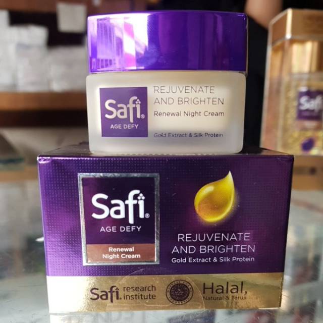 Safi Renewel NIGHT CREAM AGE DEFY/cream malam