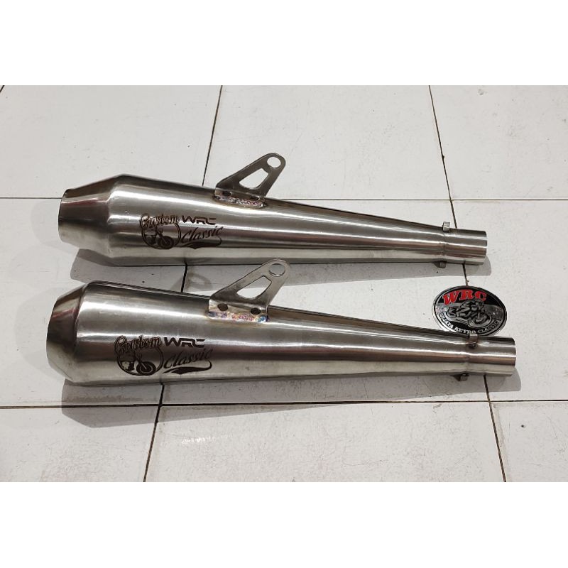 Gratong Silincer Knalpot Custom Wrc Classic Japstyle Streetcub Stainless