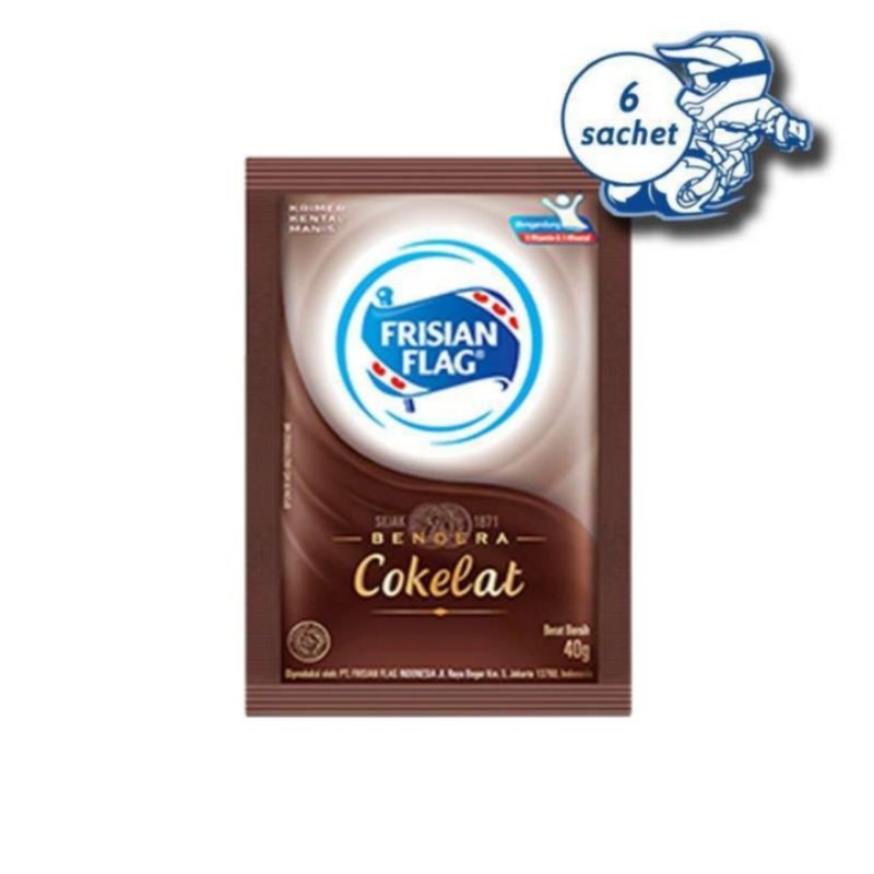

Sembako Susu Frisian Flag (coklat) isi 6