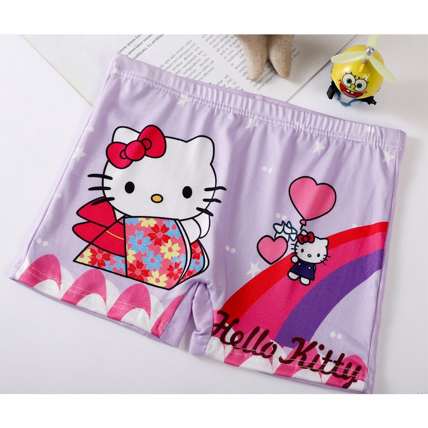 BV.ID CP852 CELANA PENDEK BOXER ANAK PEREMPUAN MOTIF KARTUN HELLO KITTY -  CELANA SHORT ANAK - CELANA PENDEK ANAK CEWEK MURAH