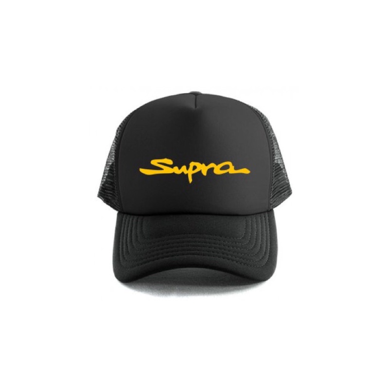 Topi Trucker Supra - Sablon Kuning