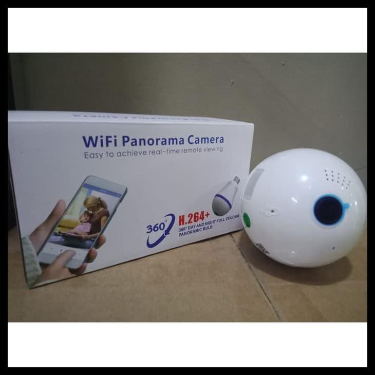 Kamera Cctv Wifi Bentuk Bohlam/Lampu V380