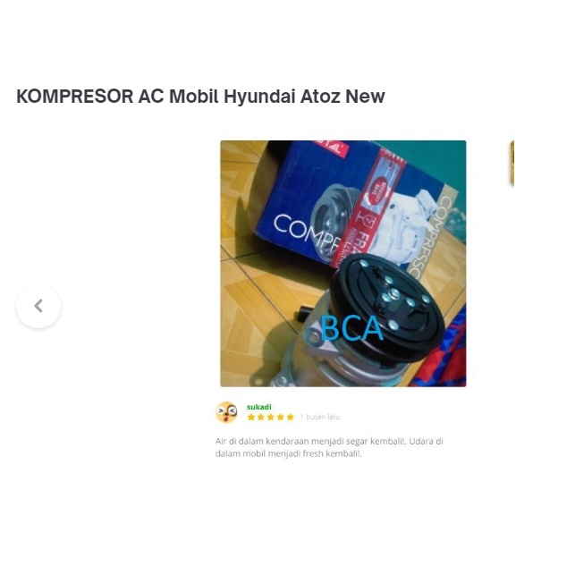 Compressor KOMPRESOR AC MOBIL Hyundai Atoz New DAN VISTO