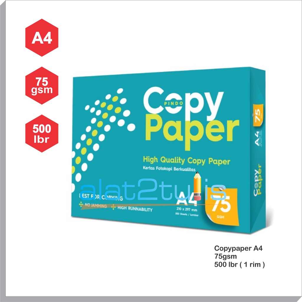 

HVS A4 75gsm Kertas putih