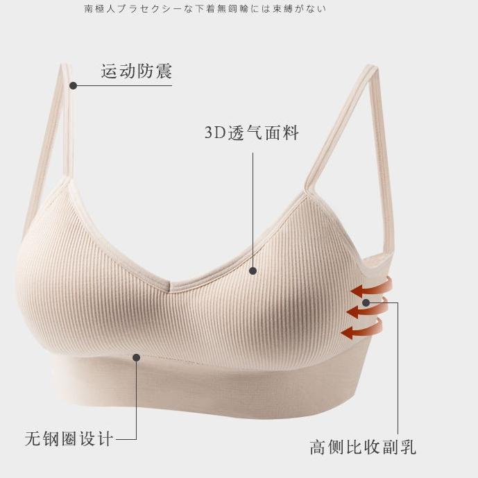 ◙ Sakura Pakaian Wanita Dalam Cup A/B Bh U Backless Underwear brallete Bra Wrapped bras Bralette 106